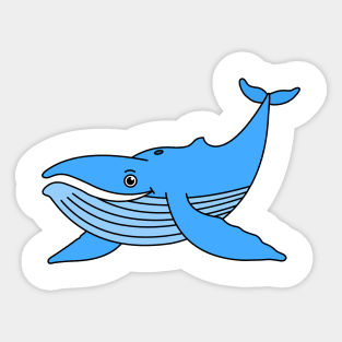 Cute Happy Whale Sea Animal Sticker